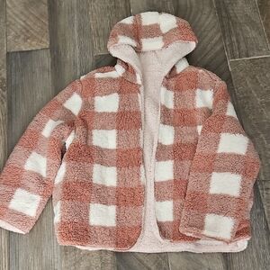 Super Plush Plaid Sherpa Jacket - Oversized
